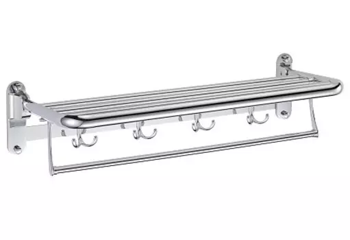 Аксессуар для ванной Savol S-004099 Полка для полотенец откидная 60см