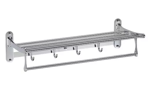 Аксессуар для ванной Savol S-005099 Полка для полотенец откидная 60см