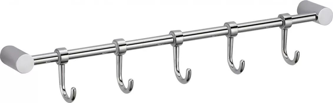 Аксессуар для ванной Savol S-006205 Планка с крючками (5 крючков)