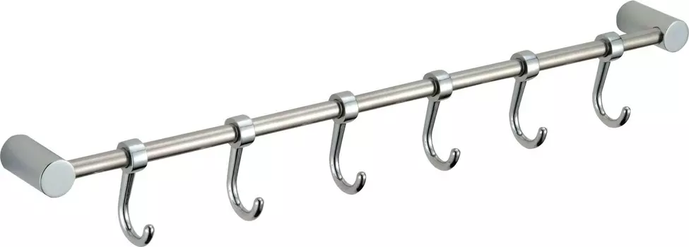 Аксессуар для ванной Savol S-006206 Планка с крючками (6 крючков)