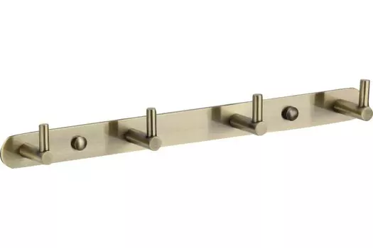 Аксессуар для ванной Savol S-007214C Планка с крючками (4 крючка)