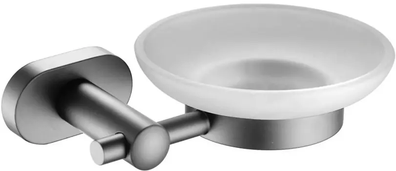Аксессуар для ванной Shevanik SG5103T оружейная сталь Мыльница