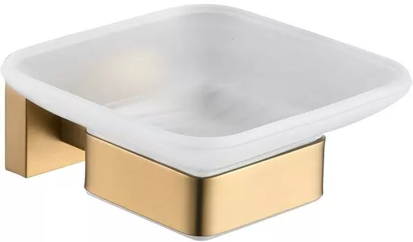 Аксессуар для ванной Shevanik SG5603G золотой сатин Мыльница