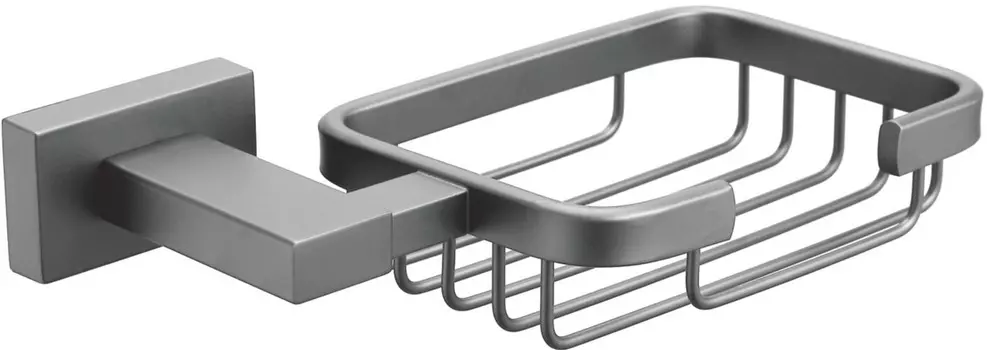 Аксессуар для ванной Shevanik SG5604T оружейная сталь Мыльница