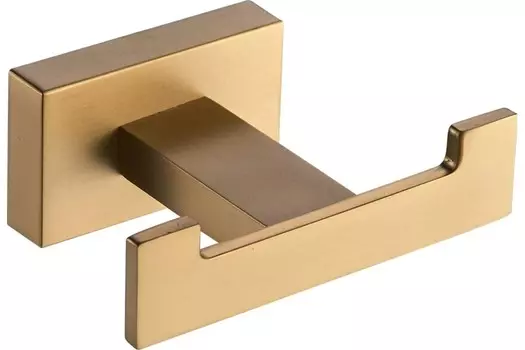 Аксессуар для ванной Shevanik SG5621G золотой сатин Крючок двойной