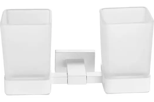 Аксессуар для ванной Shevanik SG5622C белый Стакан двойной