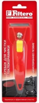 Аксессуар для варочных панелей Filtero Скребок д/чистки стеклокерамики, Арт.203