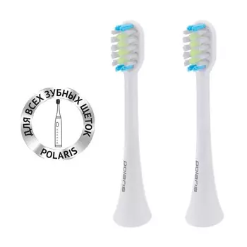 Аксессуар для зубной щетки Polaris TBH 0105 M Белый (2шт)