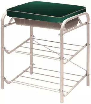 Банкетка Nika НБ1/G зеленый/бежевый