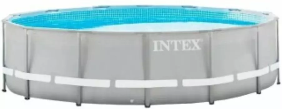 Бассейн Intex каркасный длина 427см серый (26720)