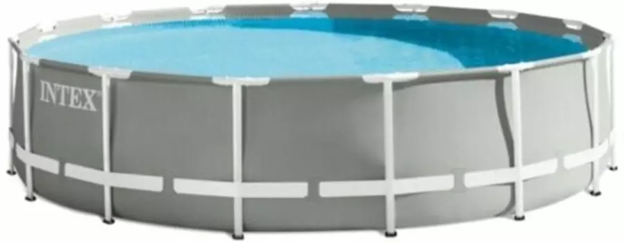 Бассейн Intex Prism Frame, 457*107см, фильтр-насос, лестница, тент, подстилка, (26724NP)