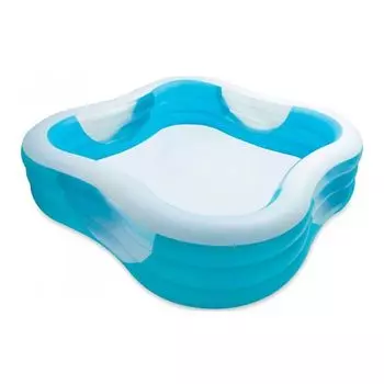 Бассейн Intex с надувным дном 229х229х56см (57495)