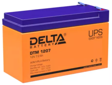 Батарея для ИБП Delta DTM 1207 12В 7.2Ач