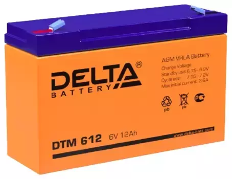 Батарея для ИБП DELTA DTM 612