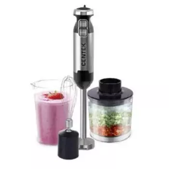 Блендер Centek CT-1337 черный/сталь