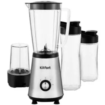 Блендер Kitfort KT-1340-3 серебристый металлик