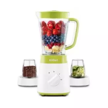 Блендер Kitfort KT-3031-2 бело-салатовый