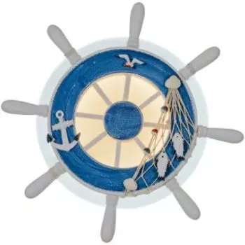 Бра Hiper H062-1 Штурвал белый/голубой