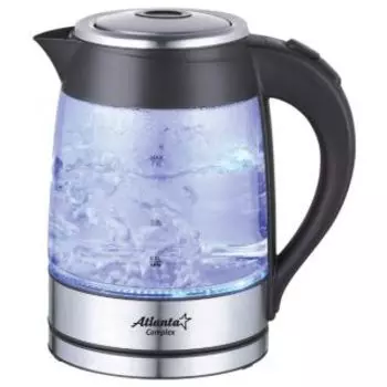 Чайник Atlanta ATH-2462 стекло черный