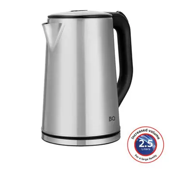 Чайник BQ KT1721S Сталь-Чёрный