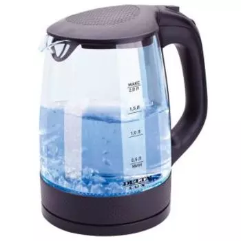 Чайник Delta LUX DL-1058B черный