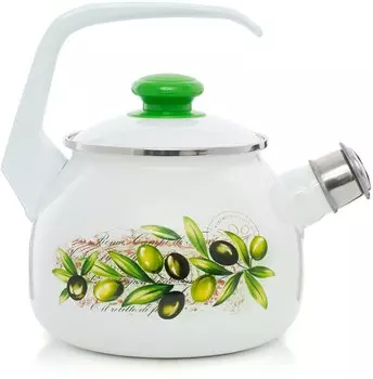 Чайник для плиты Эстет ЭТ-72109 Оливы Тосканы 2.5л