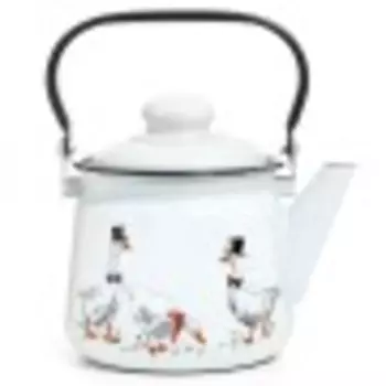 Чайник для плиты Эстет ЭТ-75119 Гуси 1.5л