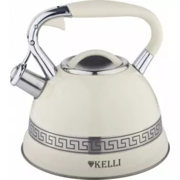 Чайник для плиты Kelli KL 4506 молочный