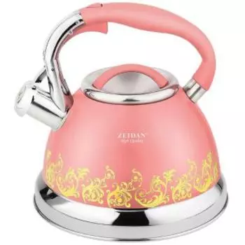 Чайник для плиты Zeidan Z-4249 розовый