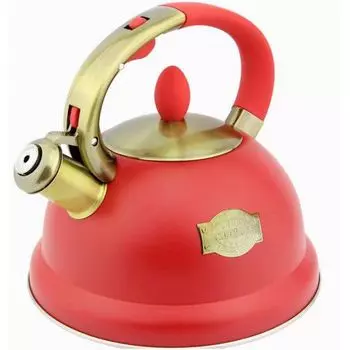Чайник для плиты Zeidan Z-4311 красный