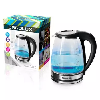 Чайник Ergolux ELX-KG07-C72 черный/нерж.