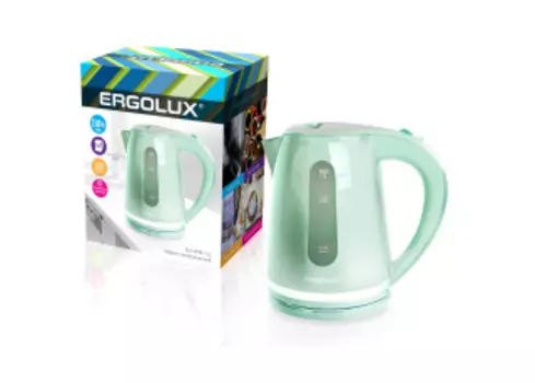 Чайник Ergolux ELX-KP05-C16 мятно-зеленый