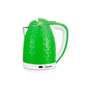Чайник Homestar HS-1015 зеленый/белый