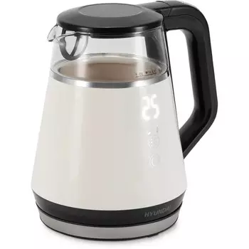 Чайник HYUNDAI HYK-G3013 белый/черный