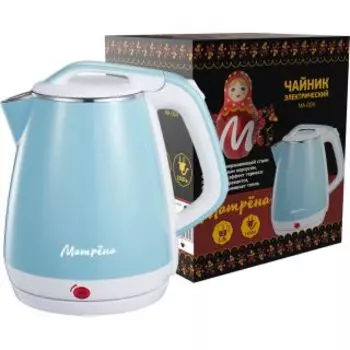Чайник Матрена MA-004 бело-голубой