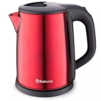 Чайник Sakura SA-2149BR красный/черный