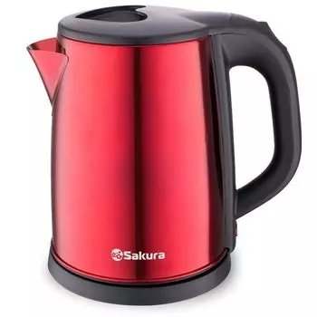 Чайник Sakura SA-2149BR красный/черный