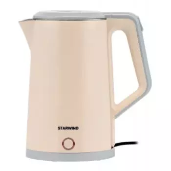 Чайник Starwind SKS2062 бежевый/серый