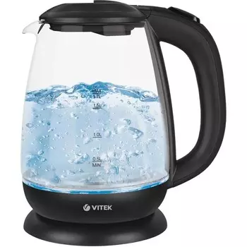 Чайник Vitek VT-1173 прозрачный/черный