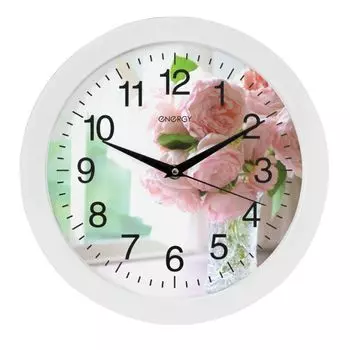 Часы настенные Energy EC-96 цветы