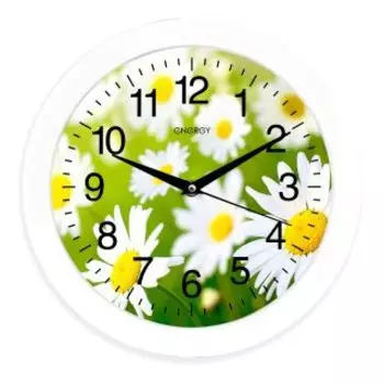 Часы настенные Energy EC-98 ромашки
