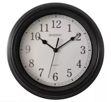 Часы настенные Energy ЕС-141 черные