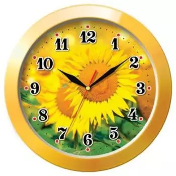 Часы настенные Troyka 11150154 Подсолнухи