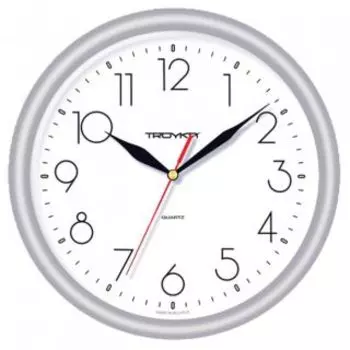 Часы настенные Troyka 21270212 СЕРЕБРО