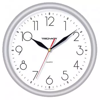 Часы настенные Troyka 21270212 СЕРЕБРО