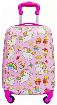 Чемодан Lats Коты-единороги