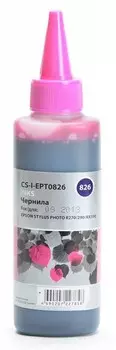 Чернила для картриджа Cactus CS-I-EPT0826 светло-пурпурный 100мл