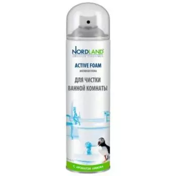 Чистящее средство NORDLAND (392371) Пена для чистки ванной комнаты с ароматом лимона 600мл
