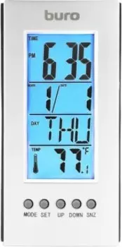 Цифровая метеостанция Buro BU-WSH101-LIGHT серебристый