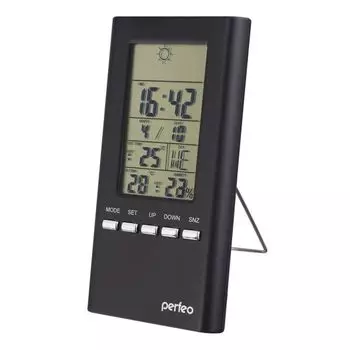Цифровая метеостанция Perfeo METEO PF-S3331F черный (PF-A4599)